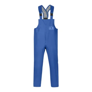 Cotte à bretelles imperméable Pros Wear modèle 001 bleu électrique - vue de face