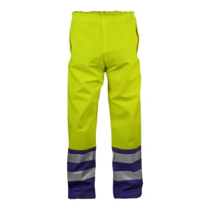 Pantalon de travail étanche multirisques avec ceinture élastiquée - vue de dos