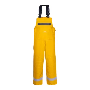 Pros Wear PROS EXTREME 3001 imperial yellow oilskin bib overalls - front view