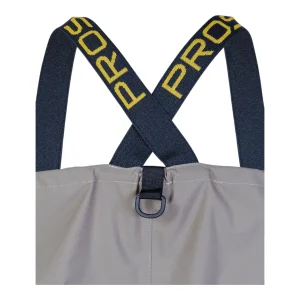 Détail de l'anneau d'accroche dorsal pour épuisette et des bretelles croisées