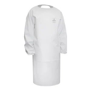 Tablier à manches longues imperméable Pros Wear modèle 121 blanc - vue de face