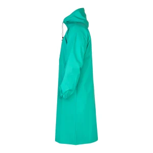 Manteau long de travail imperméable type 6 vert pâle Pros Wear - vue de profil