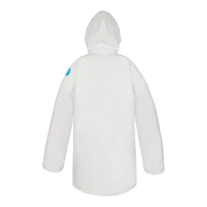 Veste de travail étanche blanche pour l'industrie agroalimentaire - vue de dos
