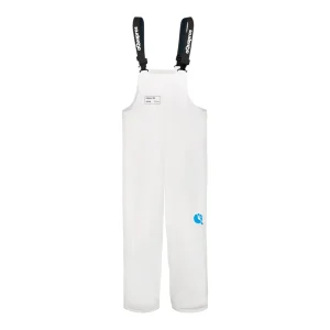 Cotte à bretelles agroalimentaire Pros Wear modèle 4487 blanc - vue de face