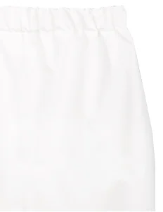 Détail de la ceinture élastiquée à la taille du pantalon de protection blanc