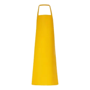Tablier agroalimentaire imperméable Pros Wear modèle 099 TPU jaune impérial - vue de face