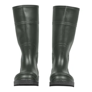 Paire de bottes de travail étanches vert olive foncé S5 - vue de face