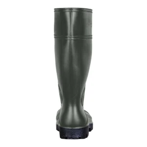 Botte de travail étanche vert olive foncé Pros Wear - vue de dos